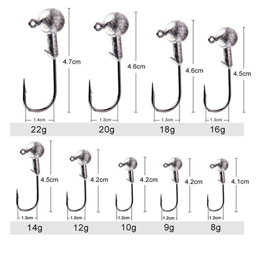 Jig Head ver. größen 5-10 pcs