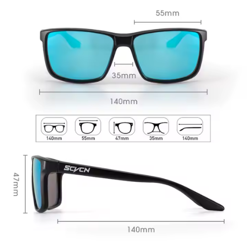 SCVCN  Polarisierte Anglerbrille ver.Farben